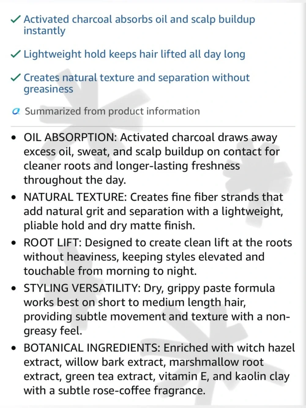 Fatboy hair charcoal